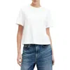 Allsaints Briar Crewneck Cotton T-shirt In White