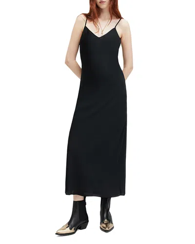 Allsaints Bryony Sleeveless Dress In Black