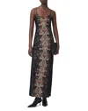Allsaints Bryony Snakeskin Print Slipdress In Multi
