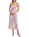 Allsaints Bryony Melissa Midi Slipdress In Red