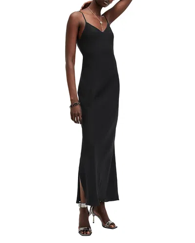 Allsaints Bryony Sleeveless Dress In Black