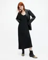 Allsaints Bryony Sleeveless Dress In Black