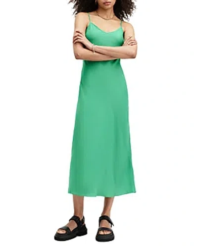 Allsaints Bryony Sleeveless Dress In Green