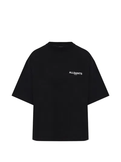Allsaints Organic Cotton Under Amelie T-shirt In Black