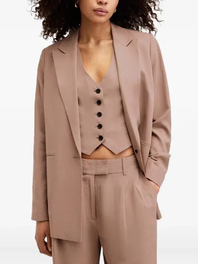 ALLSAINTS BUTTON-FASTENING BLAZER