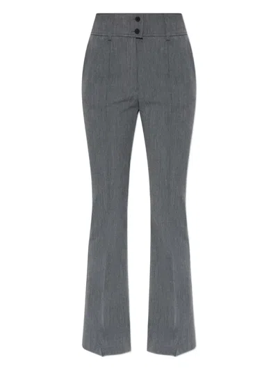 Allsaints Buttoned Trousers In Gray