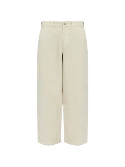 Allsaints Buttoned Wide-leg Jeans In Neutral