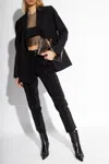 Allsaints Calytrix Fishnet Sparkle Top In Black