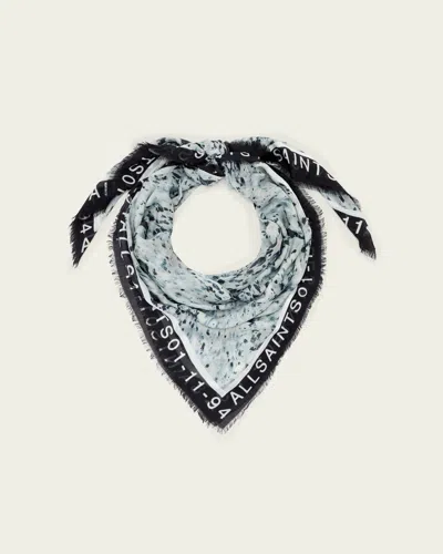 Allsaints Canter Square Scarf In Multi