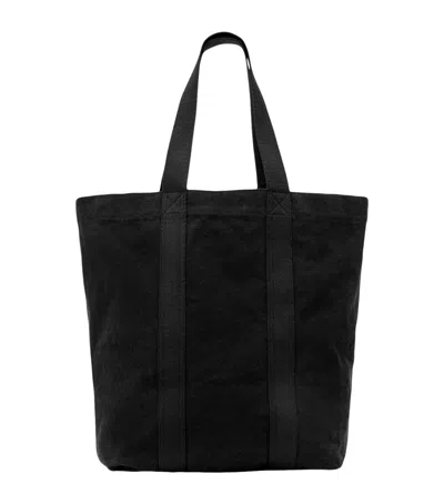 Allsaints Canvas Tote Bag In Black