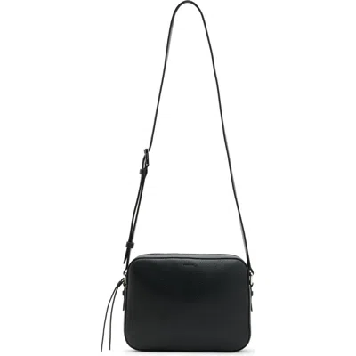 Allsaints Captain Square Crossbody Bag In Black