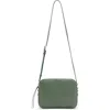Allsaints Captain Square Crossbody Bag In Sage Green