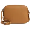 Allsaints Captain Square Crossbody Bag In Tan Brown