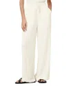 Allsaints Womens Caramin Crinkled-texture Woven Trousers Gardenia Cream In Gardenia Cream