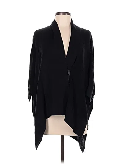 Pre-owned Allsaints Cardigan Sweater In Black