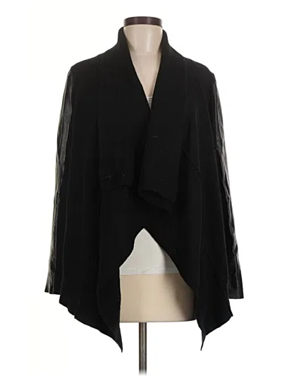 Pre-owned Allsaints Cardigan Sweater In Black