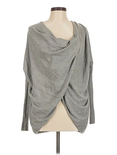 Pre-owned Allsaints Cardigan Sweater In Gray
