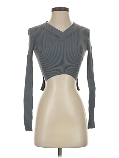 Pre-owned Allsaints Cardigan Sweater In Gray