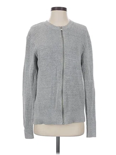 Pre-owned Allsaints Cardigan Sweater In Gray
