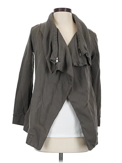 Pre-owned Allsaints Cardigan Sweater In Gray