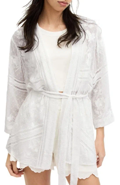 ALLSAINTS CARINA EMBROIDERED WRAP
