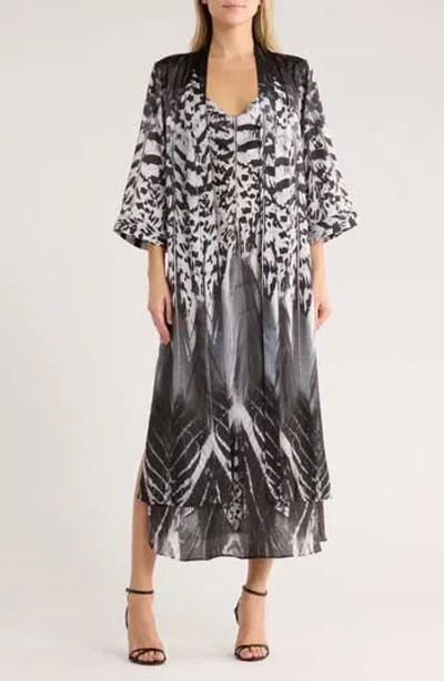 Allsaints Carine Longline Topper In Gray
