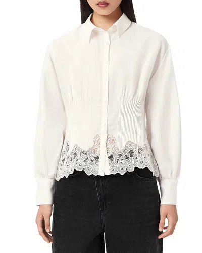 Allsaints Carol Shirt In White
