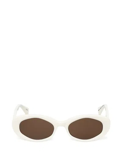Allsaints Carolyn Sunglasses In White
