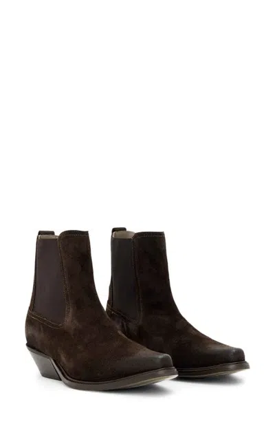 Allsaints Carter Chelsea Boot In Dark Brown