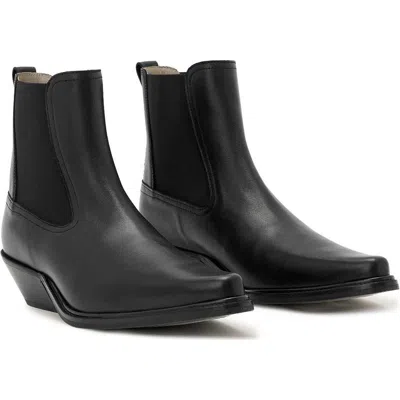 Allsaints Carter Leather Chelsea Boot In Black