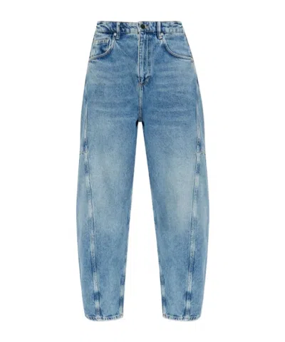 Allsaints Carter Wide-leg Jeans In Blue