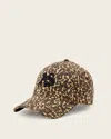 Allsaints Casey Leopard Print Baseball Cap In Pattern
