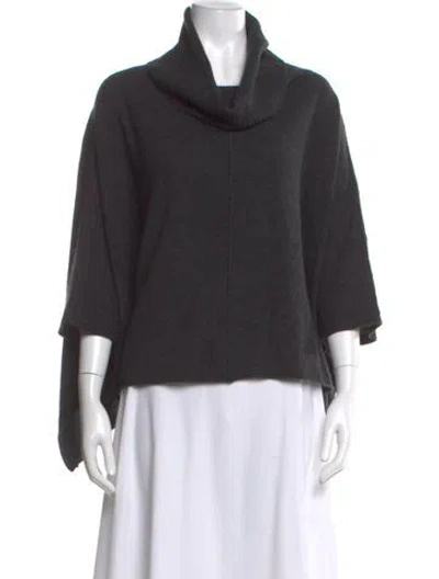 Pre-owned Allsaints Cashmere Cowl Neck Sweater In Gray