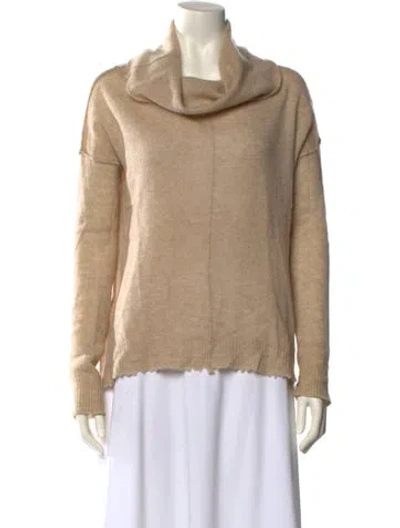 Pre-owned Allsaints Cashmere Cowl Neck Sweater In Neutral
