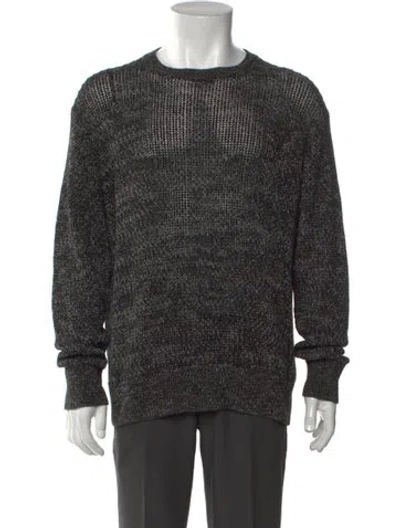 Pre-owned Allsaints Cashmere Crew Neck Pullover In Black