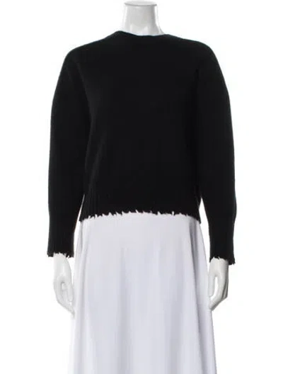 Pre-owned Allsaints Cashmere Crew Neck Sweater In Black