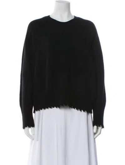 Pre-owned Allsaints Cashmere Crew Neck Sweater In Black