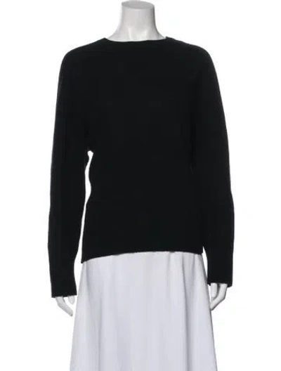 Pre-owned Allsaints Cashmere Crew Neck Sweater In Black