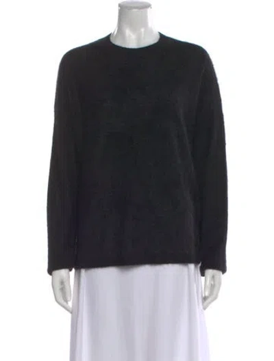 Pre-owned Allsaints Cashmere Crew Neck Sweater In Black