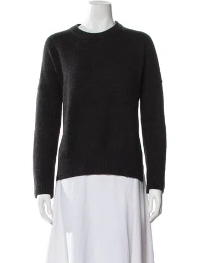 Pre-owned Allsaints Cashmere Crew Neck Sweater In Black