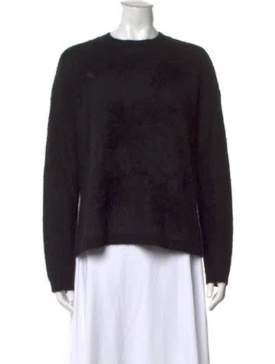Pre-owned Allsaints Cashmere Crew Neck Sweater In Black