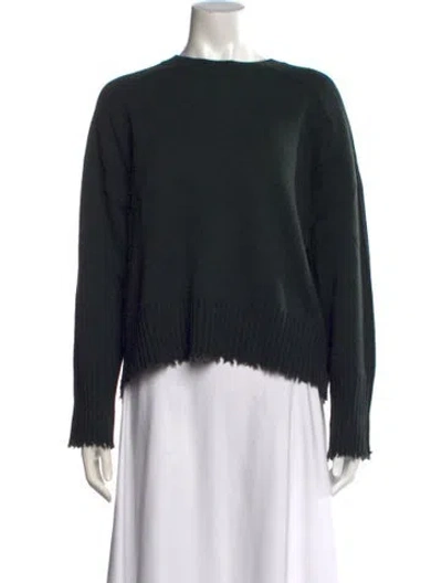 Pre-owned Allsaints Cashmere Crew Neck Sweater In Black