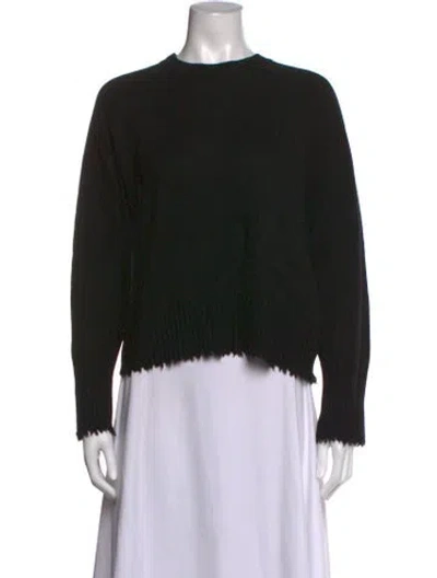 Pre-owned Allsaints Cashmere Crew Neck Sweater In Black