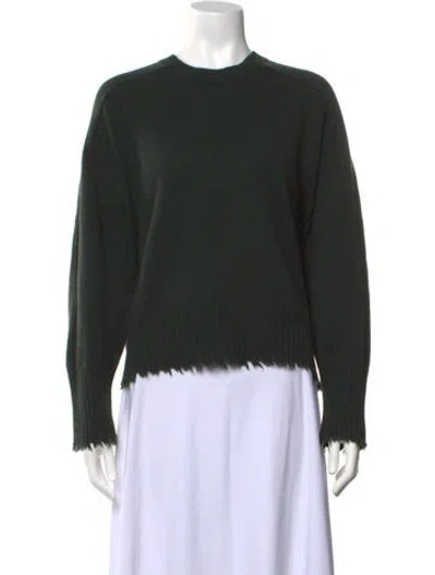 Pre-owned Allsaints Cashmere Crew Neck Sweater In Black