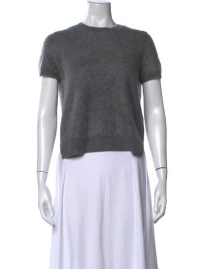 Pre-owned Allsaints Cashmere Crew Neck Sweater In Black