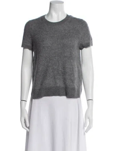 Pre-owned Allsaints Cashmere Crew Neck Sweater In Gray