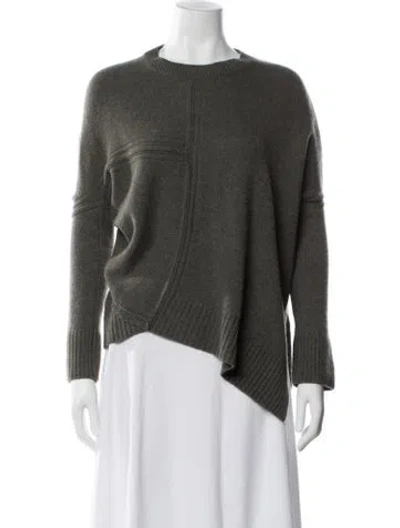 Pre-owned Allsaints Cashmere Crew Neck Sweater In Gray