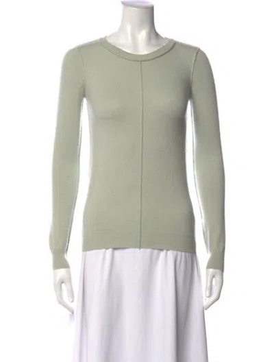 Pre-owned Allsaints Cashmere Crew Neck Sweater In Green