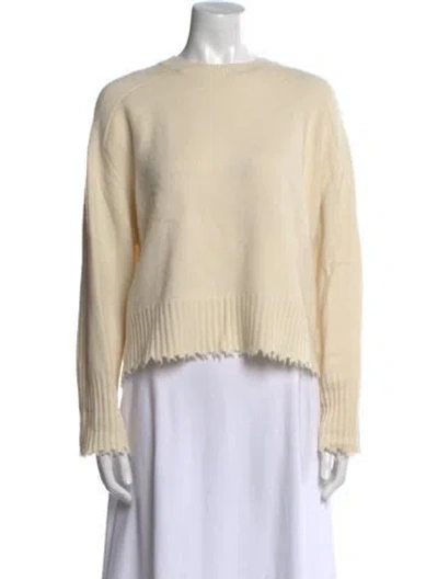 Pre-owned Allsaints Cashmere Crew Neck Sweater In Neutral