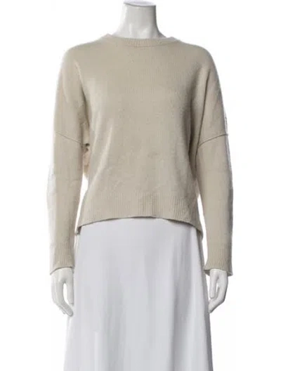 Pre-owned Allsaints Cashmere Crew Neck Sweater In Neutrals